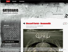Tablet Screenshot of gatodiario.wordpress.com
