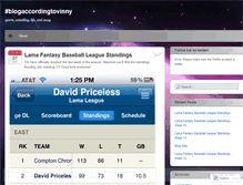 Tablet Screenshot of blogaccordingtovinny.wordpress.com