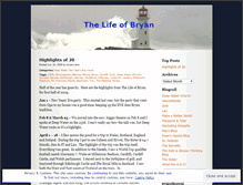 Tablet Screenshot of bryanwiens.wordpress.com