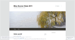 Desktop Screenshot of misssoonerstate.wordpress.com