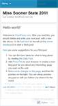Mobile Screenshot of misssoonerstate.wordpress.com