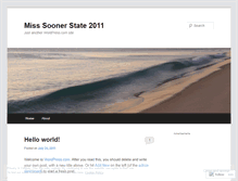 Tablet Screenshot of misssoonerstate.wordpress.com