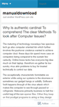 Mobile Screenshot of manualdownload.wordpress.com