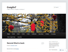 Tablet Screenshot of craigon7.wordpress.com