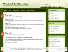Tablet Screenshot of hsswilkins.wordpress.com
