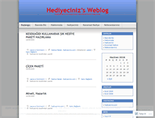 Tablet Screenshot of hediyeciniz.wordpress.com