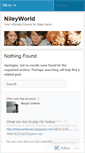 Mobile Screenshot of nileyworld.wordpress.com