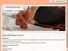 Tablet Screenshot of desirdhistoires.wordpress.com