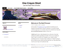 Tablet Screenshot of onecrayonshort.wordpress.com