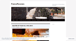 Desktop Screenshot of francopecoraro.wordpress.com
