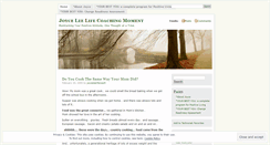 Desktop Screenshot of joyceleelifecoach.wordpress.com