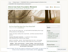 Tablet Screenshot of joyceleelifecoach.wordpress.com