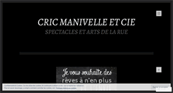 Desktop Screenshot of cricetmanivelle.wordpress.com