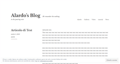 Desktop Screenshot of alardoblog.wordpress.com