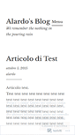 Mobile Screenshot of alardoblog.wordpress.com