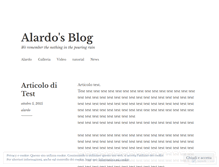 Tablet Screenshot of alardoblog.wordpress.com
