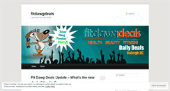 Desktop Screenshot of fitdawgdeals.wordpress.com