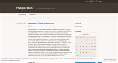 Desktop Screenshot of pcoperation.wordpress.com