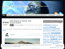 Tablet Screenshot of blogdelaciencia.wordpress.com