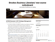 Tablet Screenshot of businesslibrarians.wordpress.com