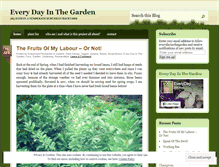 Tablet Screenshot of everydayinthegarden.wordpress.com