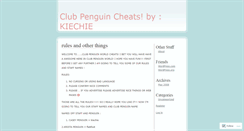 Desktop Screenshot of clubpenguinworldcheats.wordpress.com