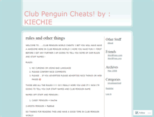 Tablet Screenshot of clubpenguinworldcheats.wordpress.com