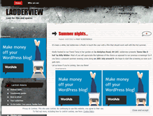 Tablet Screenshot of ladderview.wordpress.com
