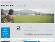 Tablet Screenshot of kindreljuliet.wordpress.com