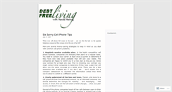 Desktop Screenshot of debtfreeliving.wordpress.com