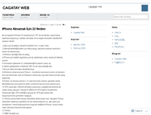Tablet Screenshot of cagatayweb.wordpress.com