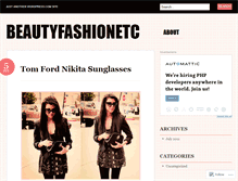 Tablet Screenshot of beautyfashionetc.wordpress.com