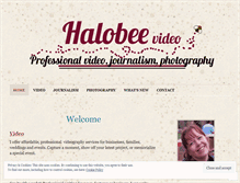 Tablet Screenshot of halobeevideo.wordpress.com