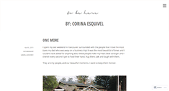 Desktop Screenshot of corinaesquivel.wordpress.com