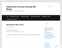 Tablet Screenshot of insynsverigeab.wordpress.com