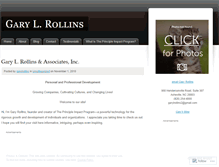 Tablet Screenshot of garylrollins.wordpress.com