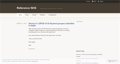 Desktop Screenshot of nhsref.wordpress.com