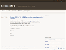 Tablet Screenshot of nhsref.wordpress.com