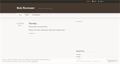 Desktop Screenshot of bobreviewer.wordpress.com