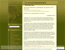 Tablet Screenshot of luanaschreiner.wordpress.com