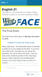 Mobile Screenshot of eng21face.wordpress.com