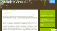 Desktop Screenshot of alexanderpetrov.wordpress.com