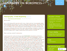 Tablet Screenshot of alexanderpetrov.wordpress.com