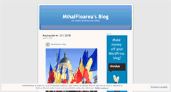 Desktop Screenshot of mihaifloarea.wordpress.com