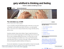 Tablet Screenshot of garyswhitford.wordpress.com