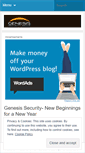 Mobile Screenshot of genesissecuritygroup.wordpress.com