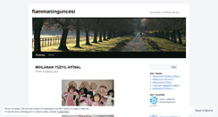 Desktop Screenshot of fiammaninguncesi.wordpress.com