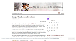 Desktop Screenshot of noessolocosadehombres.wordpress.com