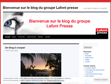 Tablet Screenshot of lafontpresse.wordpress.com