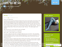 Tablet Screenshot of free2besweetness.wordpress.com